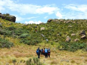 Hiking Mount Satima in the Aberdares Forest