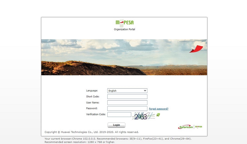 Mpesa PayBill Account Mpesa Organization Portal